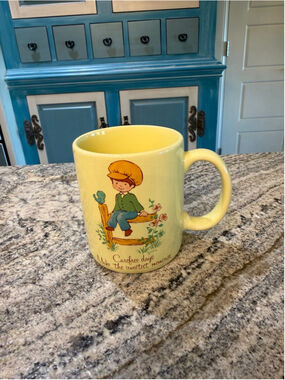 Unisex Papel Carefree Days Mug One Size Yellow Green